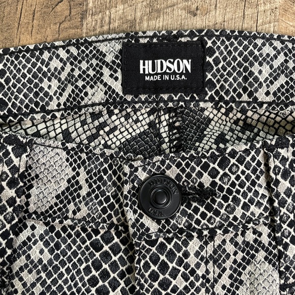 Hudson Skinny Pants Snakeskin Print Nico mid-rise - Picture 5 of 10